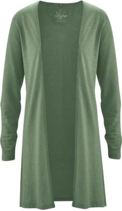 Jersey-Cardigan Aus Hanf Und Bio-Baumwolle - Herb
