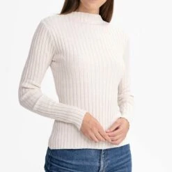 Fairtrade Strickpullover Namari - Cream Melange