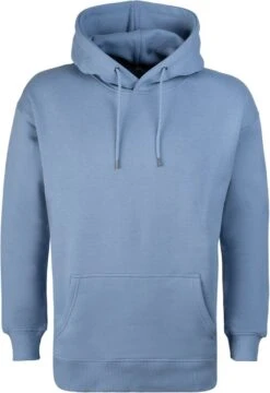 Schwerer Hoodie Aus Bio-Baumwolle - Blue Dusk