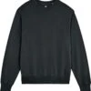 Vintage Terry Sweatshirt Aus Bio-Baumwolle - G. Dyed Black Rock