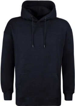 Schwerer Hoodie Aus Bio-Baumwolle - Navy