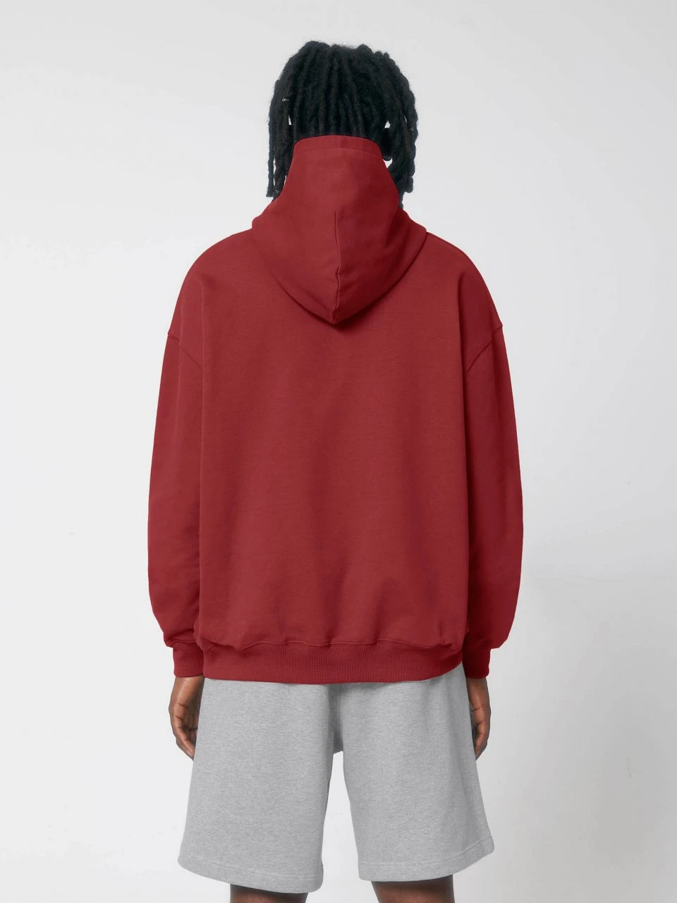 Oversized Unisex Heavy Hoodie Aus Bio-Baumwolle - Red Earth 6 Oversized Unisex Heavy Hoodie Aus Bio-Baumwolle - Red Earth – Bild 6