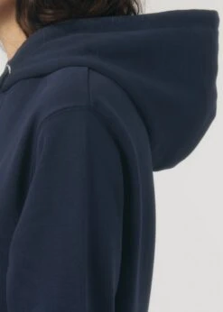 Terry Hoodie Aus Bio-Baumwolle - French Navy -MELA Geschaft extra grosse Kapuze doppellagig U011 727 1280x1280