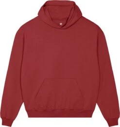 Oversized Unisex Heavy Hoodie Aus Bio-Baumwolle - Red Earth