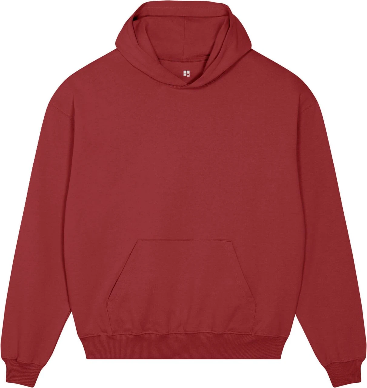 Oversized Unisex Heavy Hoodie Aus Bio-Baumwolle - Red Earth 1 Oversized Unisex Heavy Hoodie Aus Bio-Baumwolle - Red Earth