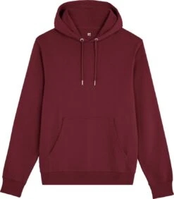 Terry Hoodie Aus Bio-Baumwolle - Burgundy