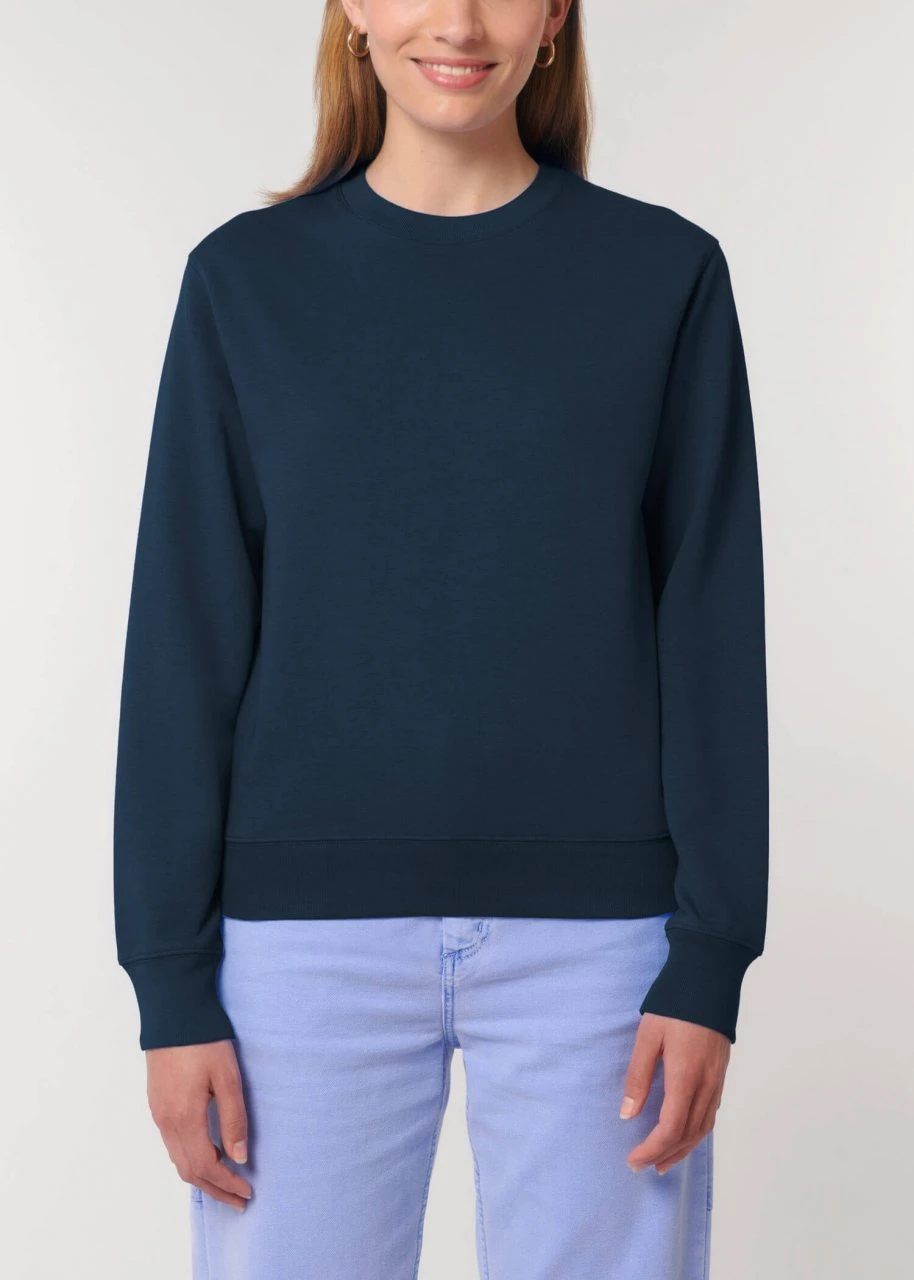 Terry Sweatshirt Aus Bio-Baumwolle - French Navy 8 Terry Sweatshirt Aus Bio-Baumwolle - French Navy – Bild 8