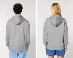 Iconic Hoodie Aus Bio-Baumwolle - Heather Grey -MELA Geschaft fair trade kapuzenpullover bio baumwolle schadstoffarm mann frau U177 250 1280x1280