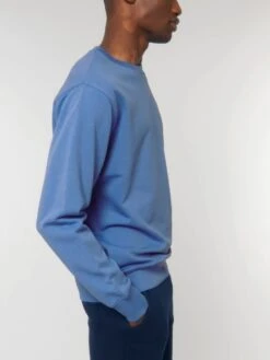 Terry Sweatshirt Aus Bio-Baumwolle - Bright Blue 13 Terry Sweatshirt Aus Bio-Baumwolle - Bright Blue -MELA Geschaft gemuetliches Sweatshirt hellblau vegan U799 053 1280x1280