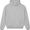 Oversized Unisex Heavy Hoodie Aus Bio-Baumwolle - Heather Grey