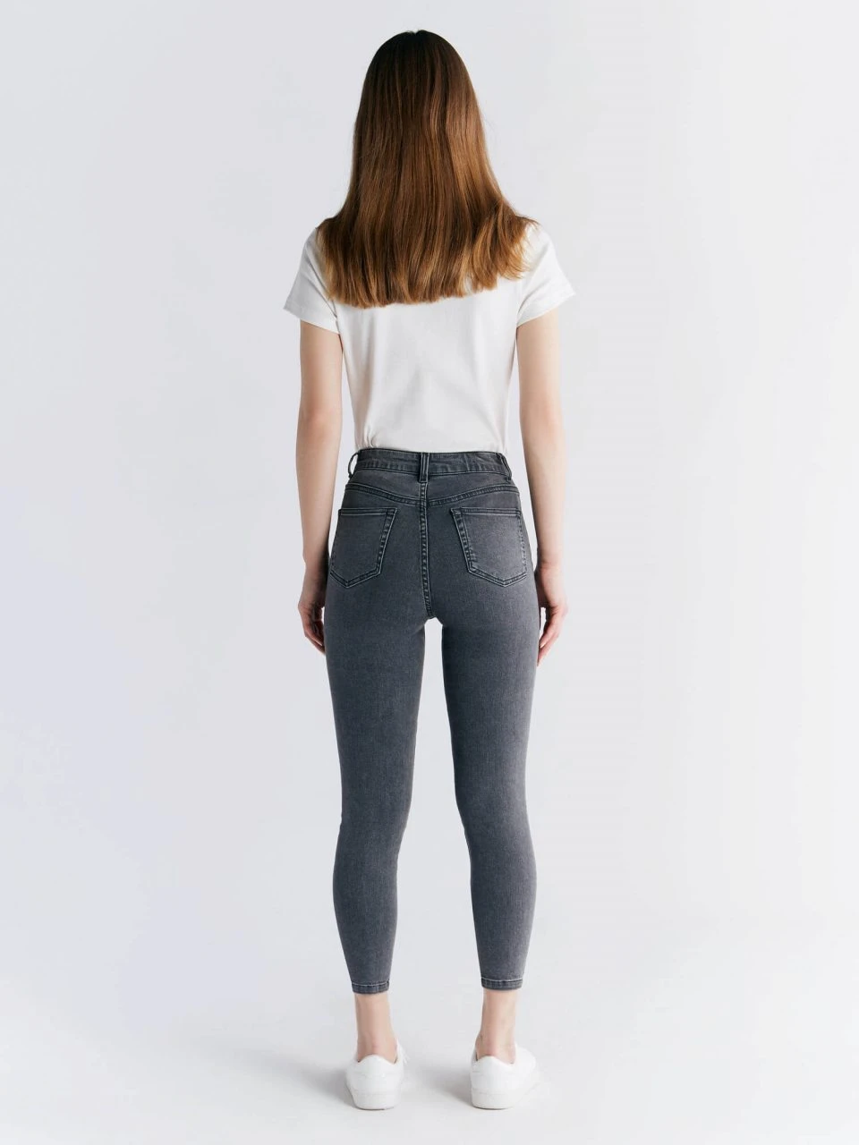 Skinny Fit Cropped Jeans Aus Bio-Baumwolle & Modal - Iron Gray 6 Skinny Fit Cropped Jeans Aus Bio-Baumwolle & Modal - Iron Gray – Bild 6