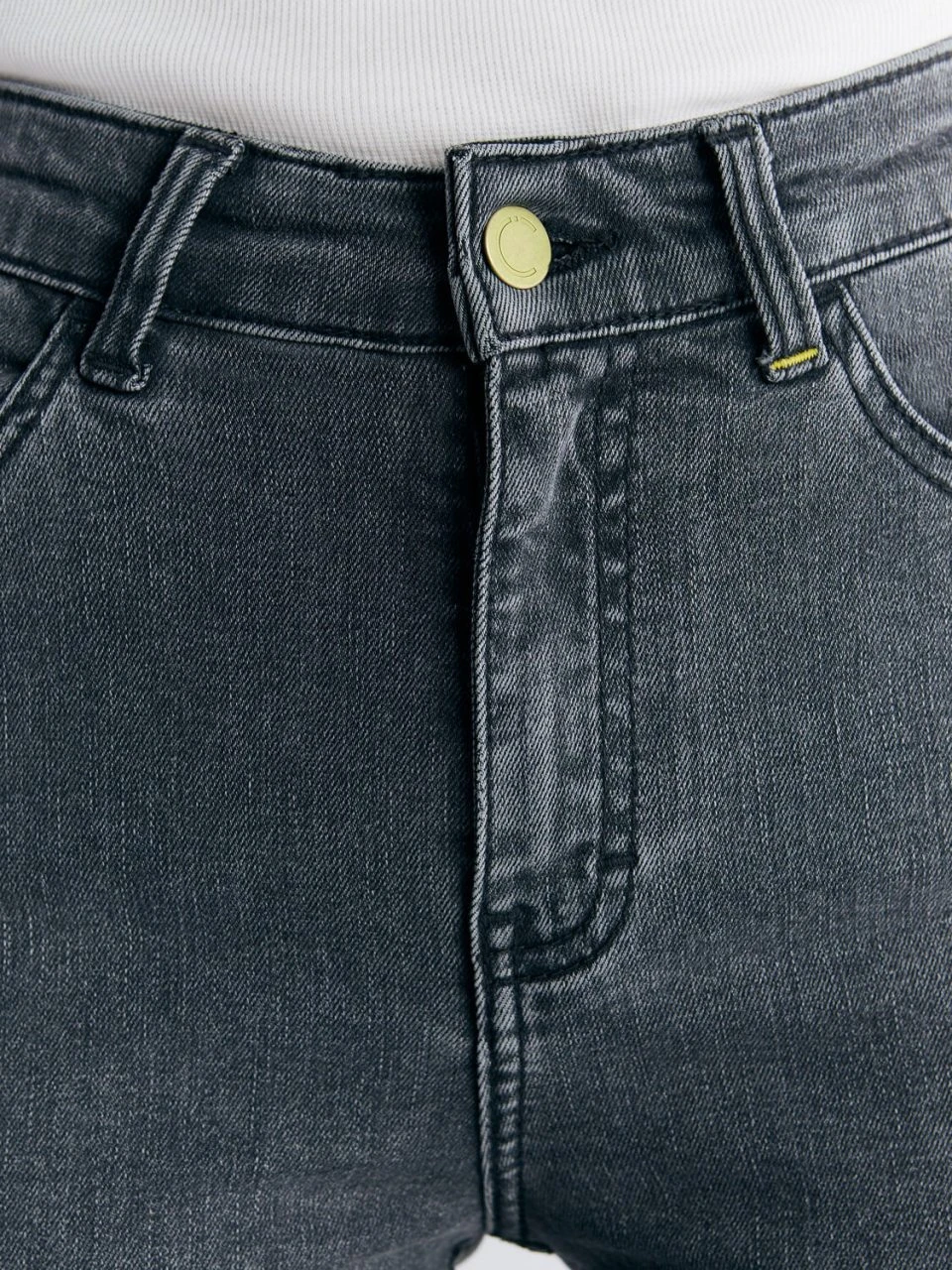 Skinny Fit Cropped Jeans Aus Bio-Baumwolle & Modal - Iron Gray 7 Skinny Fit Cropped Jeans Aus Bio-Baumwolle & Modal - Iron Gray – Bild 7