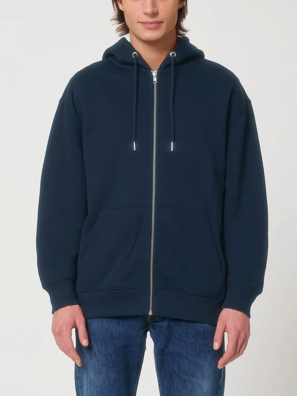 Unisex Super Heavy Sweatjacke - French Navy 3 Unisex Super Heavy Sweatjacke - French Navy – Bild 3