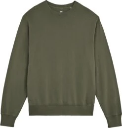 Vintage Terry Sweatshirt Aus Bio-Baumwolle - G. Dyed Khaki