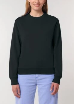 Terry Sweatshirt Aus Bio-Baumwolle - Black 14 Terry Sweatshirt Aus Bio-Baumwolle - Black -MELA Geschaft hochwertiges Unisex Sweatshirt schwarz U799 002 1280x1280