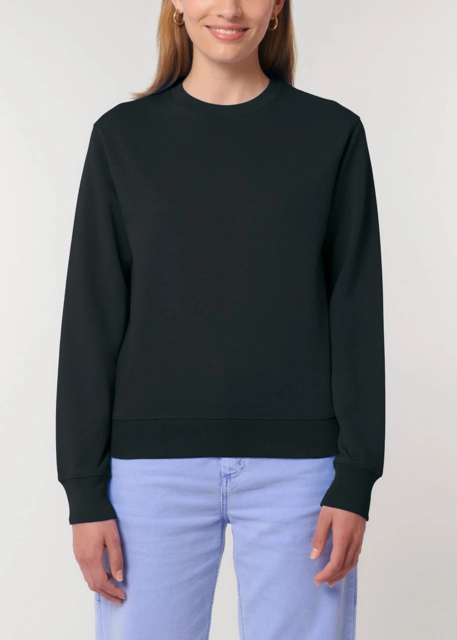 Terry Sweatshirt Aus Bio-Baumwolle - Black 6 Terry Sweatshirt Aus Bio-Baumwolle - Black – Bild 6
