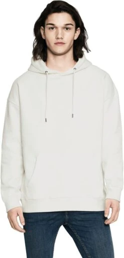 Schwerer Hoodie Aus Bio-Baumwolle - White Mist -MELA Geschaft hoodie cremeweiss model EP31P 1280x1280
