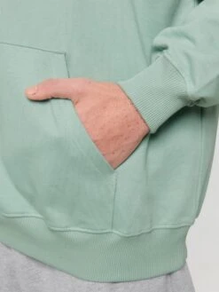 Oversized Unisex Heavy Hoodie Aus Bio-Baumwolle - Aloe -MELA Geschaft kapuzenpullover bio kaengurutasche U797 089 1280x1280