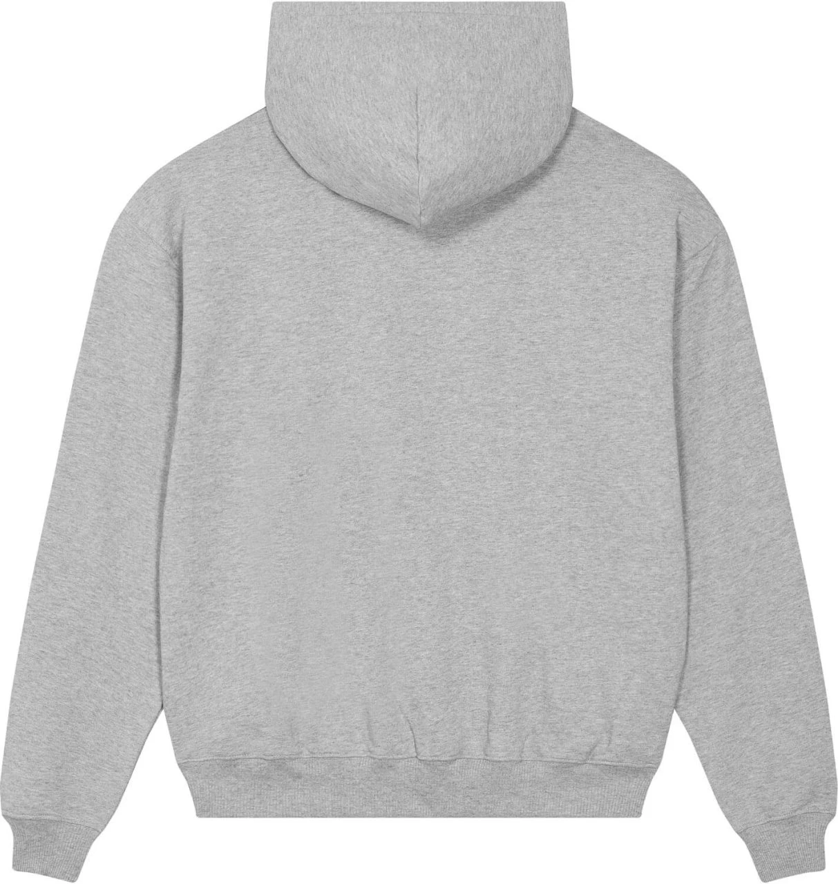Oversized Unisex Heavy Hoodie Aus Bio-Baumwolle - Heather Grey 2 Oversized Unisex Heavy Hoodie Aus Bio-Baumwolle - Heather Grey – Bild 2