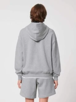 Oversized Unisex Heavy Hoodie Aus Bio-Baumwolle - Heather Grey 20 Oversized Unisex Heavy Hoodie Aus Bio-Baumwolle - Heather Grey -MELA Geschaft kapuzensweater peta approved vegan U797 250 1280x1280