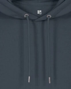 Iconic Hoodie Aus Bio-Baumwolle - India Ink Grey -MELA Geschaft kapuzensweatshirt fair bio festgenaehte kordel U177 715 1280x1280