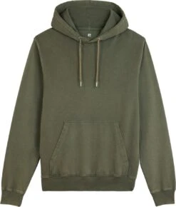 Vintage Terry Hoodie Aus Bio-Baumwolle - G. Dyed Khaki