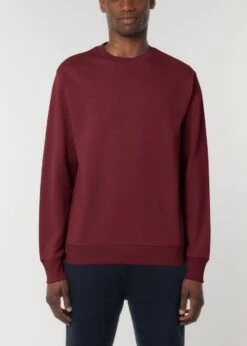 Terry Sweatshirt Aus Bio-Baumwolle - Burgundy 13 Terry Sweatshirt Aus Bio-Baumwolle - Burgundy -MELA Geschaft laessiger Sweater nachhaltig Unisex U799 244 1280x1280