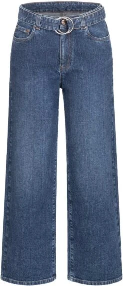 Flo:ra - Wide Leg Jeans Aus Bio-Baumwolle Und Hanf - Medium Blue