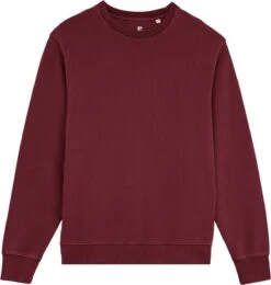 Terry Sweatshirt Aus Bio-Baumwolle - Burgundy