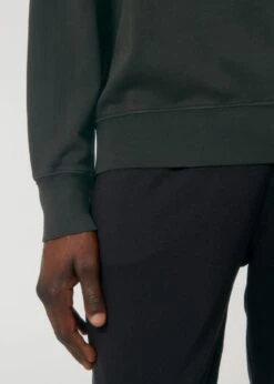 Vintage Terry Sweatshirt Aus Bio-Baumwolle - G. Dyed Black Rock -MELA Geschaft medium fit vintage Sweater U085 140 1280x1280