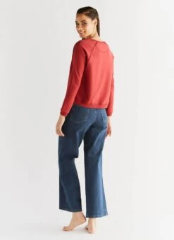 Wide Leg Jeans Aus Bio-Baumwolle - Lapis Blue 16 Wide Leg Jeans Aus Bio-Baumwolle - Lapis Blue -MELA Geschaft nachhaltig fair bio Qualitaet WE1009 231 1280x1280