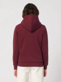 Gefütterte Unisex Kapuzenjacke Aus Bio-Baumwolle - Burgundy 19 Gefütterte Unisex Kapuzenjacke Aus Bio-Baumwolle - Burgundy -MELA Geschaft nachhaltige Kuscheljacke mit Kapuze U956 244 1280x1280