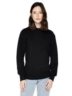 Unisex Sweatshirt Aus Biobaumwolle - Black -MELA Geschaft nachhaltige basic mode schwarzes sweatshirt EP62 BL 1280x1280