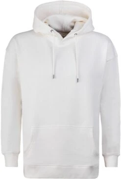 Schwerer Hoodie Aus Bio-Baumwolle - White Mist
