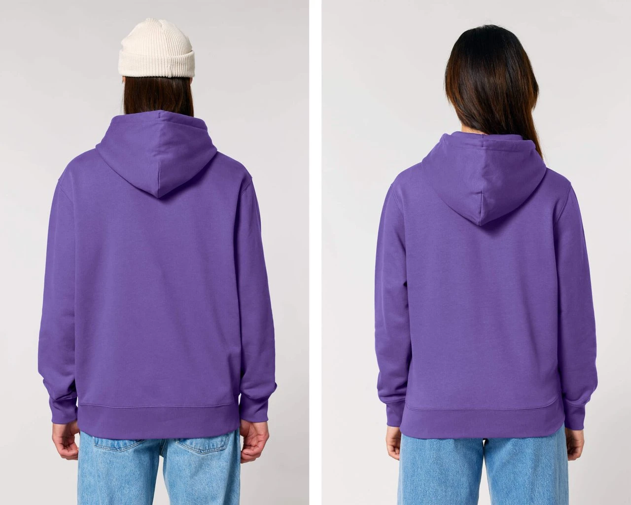 Iconic Hoodie Aus Bio-Baumwolle - Purple Love 4 Iconic Hoodie Aus Bio-Baumwolle - Purple Love – Bild 4