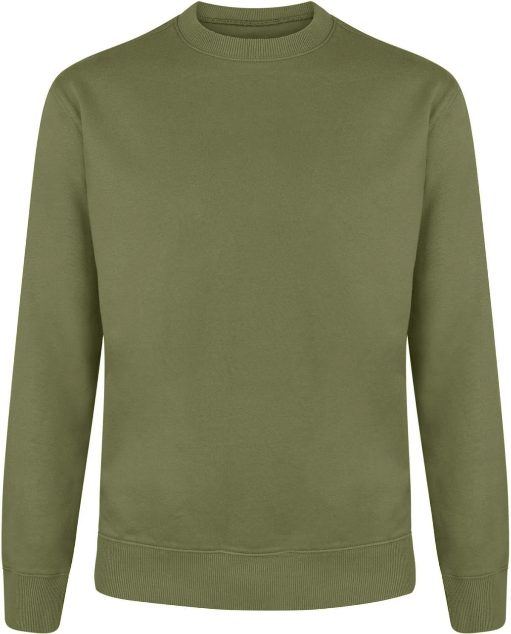 Organic Unisex Sweatshirt - Moss Green 1 Organic Unisex Sweatshirt - Moss Green