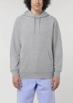 Terry Hoodie Aus Bio-Baumwolle - Heather Grey -MELA Geschaft oekofairer Hoodie Unisex vegan U011 250 1280x1280