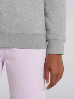 Unisex Sweatshirt Aus Bio-Baumwolle - Heather Grey -MELA Geschaft oekofairer Sweater Unisex U823 250 1280x1280