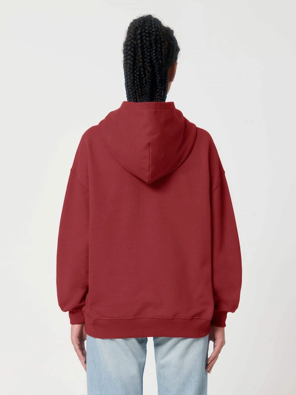 Oversized Unisex Heavy Hoodie Aus Bio-Baumwolle - Red Earth 8 Oversized Unisex Heavy Hoodie Aus Bio-Baumwolle - Red Earth – Bild 8