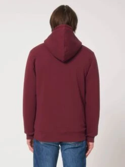 Gefütterte Unisex Kapuzenjacke Aus Bio-Baumwolle - Burgundy 16 Gefütterte Unisex Kapuzenjacke Aus Bio-Baumwolle - Burgundy -MELA Geschaft oekofiare Sweatjacke Kuschelfutter vegan U956 244 1280x1280
