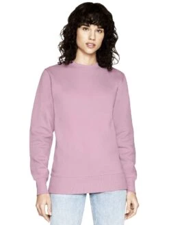 Unisex Sweatshirt Aus Biobaumwolle - Purple Rose -MELA Geschaft rosa sweatshirt nachhaltige herstellung EP62 PR 1280x1280