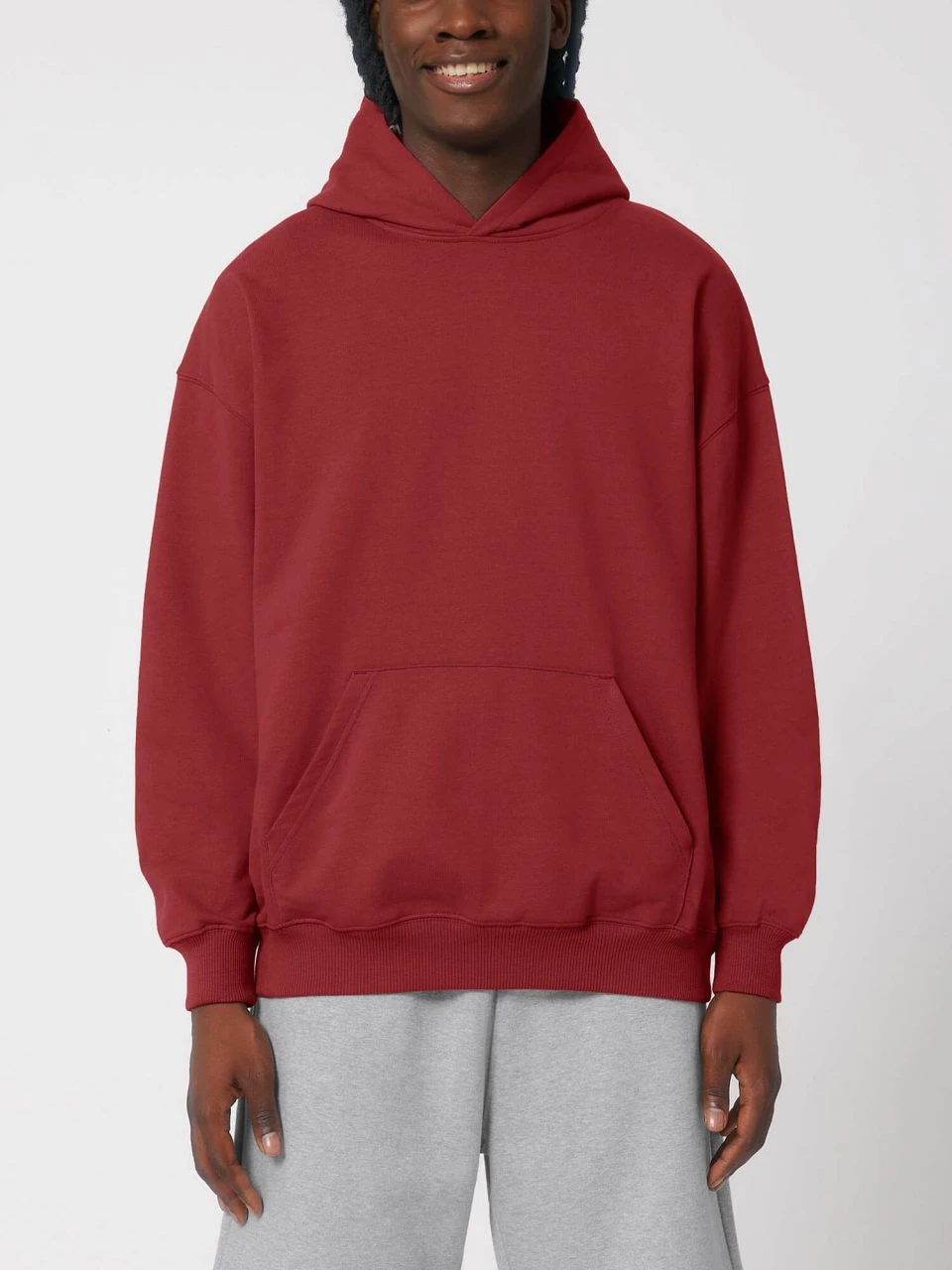 Oversized Unisex Heavy Hoodie Aus Bio-Baumwolle - Red Earth 5 Oversized Unisex Heavy Hoodie Aus Bio-Baumwolle - Red Earth – Bild 5