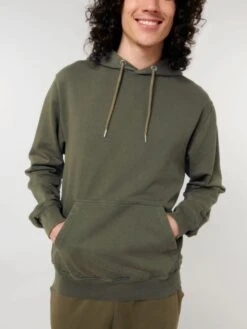Vintage Terry Hoodie Aus Bio-Baumwolle - G. Dyed Khaki -MELA Geschaft stylischer Hoodie vegan stueckgefaerbt U040 109 1280x1280