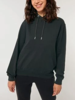 Vintage Terry Hoodie Aus Bio-Baumwolle - G. Dyed Black Rock -MELA Geschaft stylischer Kapuzenpullover stueckgefaerbt vegan U040 140 1280x1280