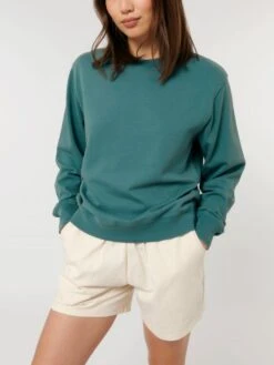 Vintage Terry Sweatshirt Aus Bio-Baumwolle - G. Dyed Hydro 17 Vintage Terry Sweatshirt Aus Bio-Baumwolle - G. Dyed Hydro -MELA Geschaft stylischer stueckgefaerber Pullover Unisex U085 102 1280x1280