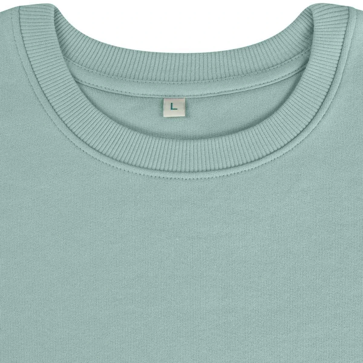 Unisex Sweatshirt Aus Biobaumwolle - Slate Green 2 Unisex Sweatshirt Aus Biobaumwolle - Slate Green – Bild 2