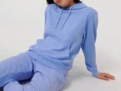 Vintage Terry Hoodie Aus Bio-Baumwolle - G. Dyed Swimmer Blue -MELA Geschaft swimmer blue Hoodie ecofriendly U040 103 1280x1280