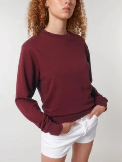Terry Sweatshirt Aus Bio-Baumwolle - Burgundy 16 Terry Sweatshirt Aus Bio-Baumwolle - Burgundy -MELA Geschaft umweltfreundlich fair nachhaltig Sweatshirt U799 244 1280x1280
