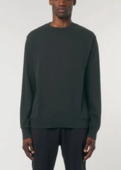 Vintage Terry Sweatshirt Aus Bio-Baumwolle - G. Dyed Black Rock -MELA Geschaft umweltfreundlicher Pullover vintage U085 140 1280x1280