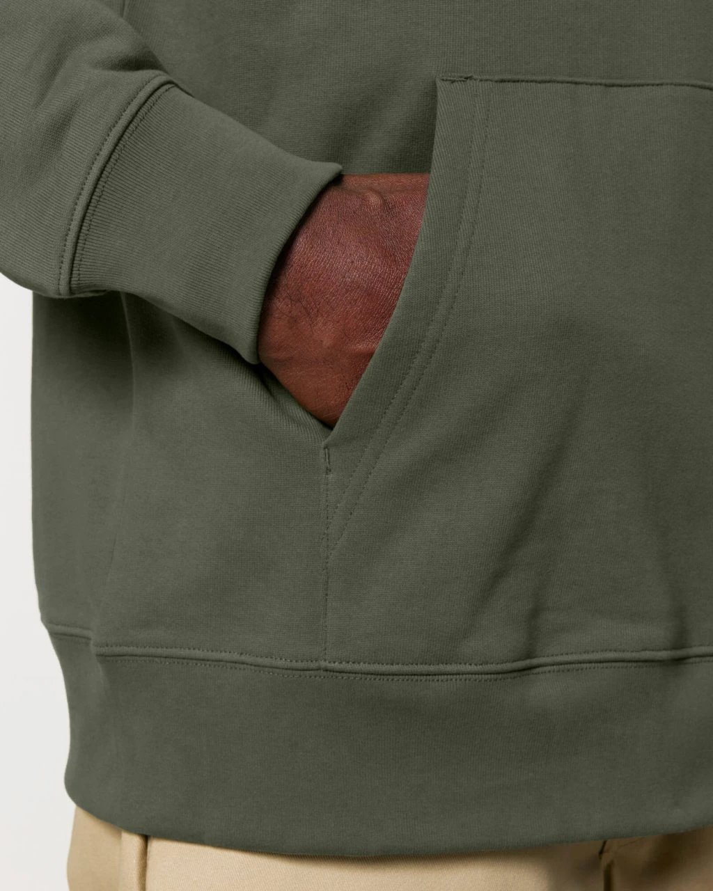 Iconic Hoodie Aus Bio-Baumwolle - Khaki 7 Iconic Hoodie Aus Bio-Baumwolle - Khaki – Bild 7